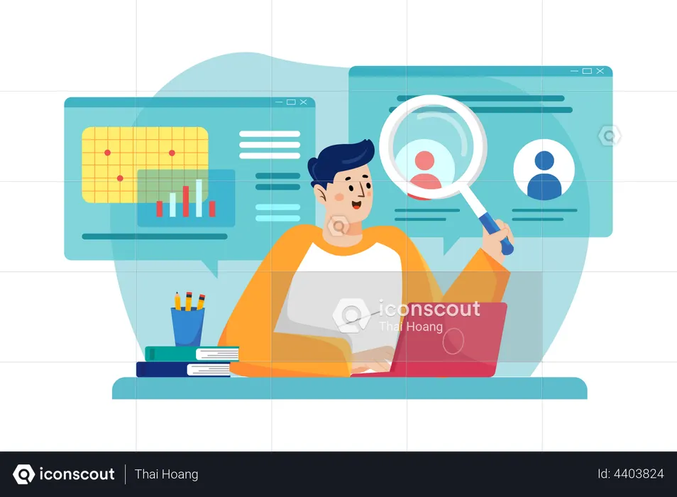 Customer oriented marketing  Illustration