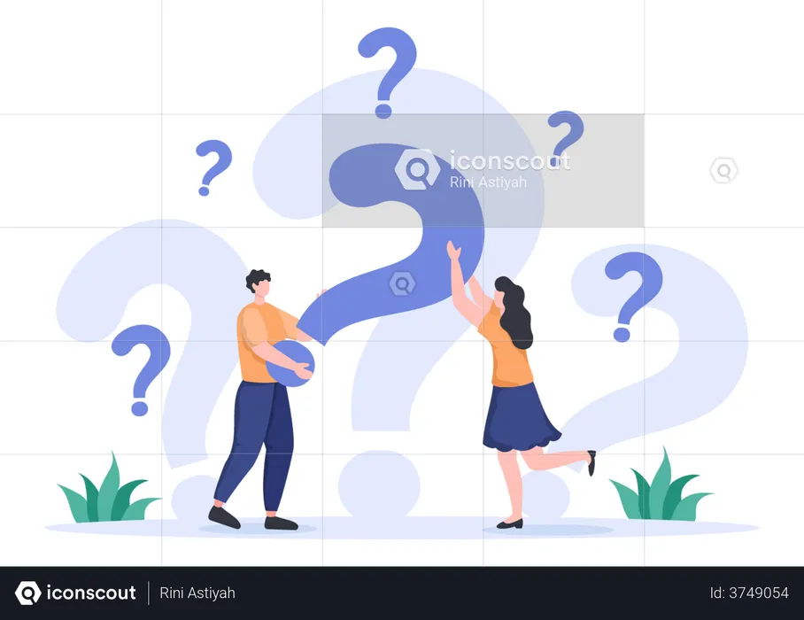 Customer Questions and answers  Illustration