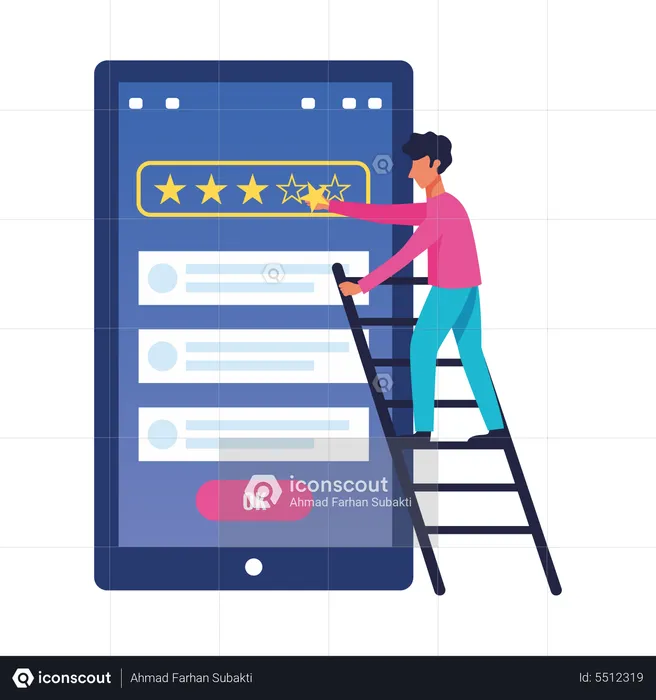 Customer Rating  Illustration