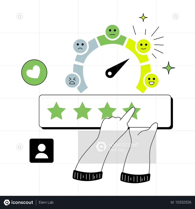 Customer rating  Illustration