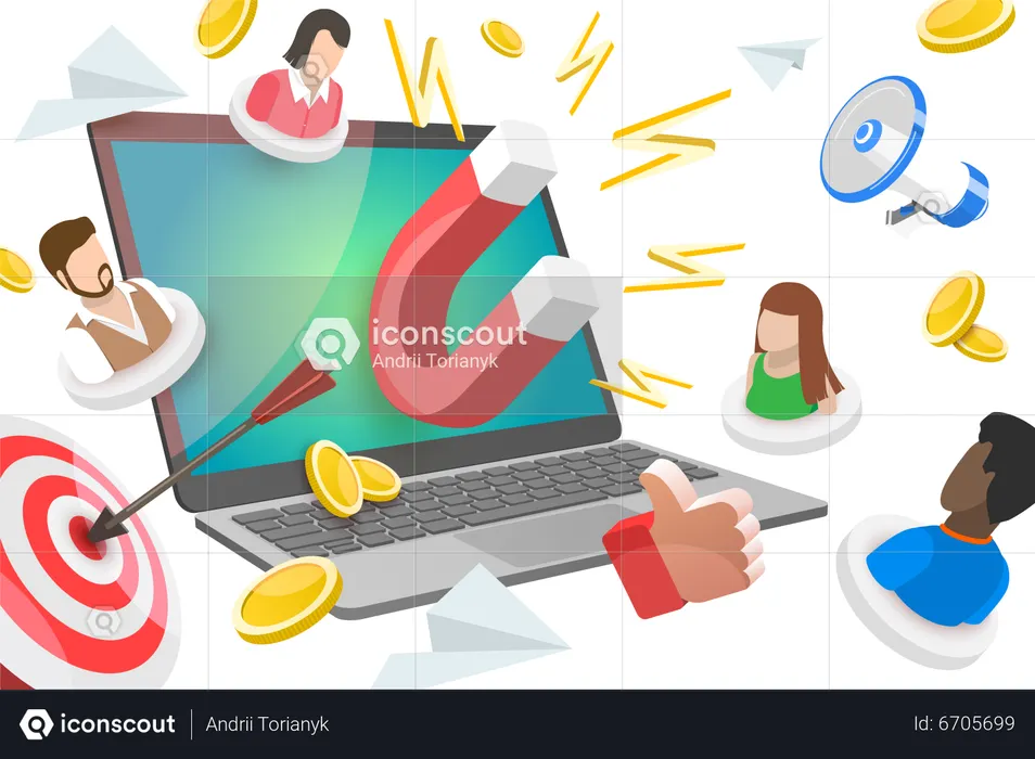 Customer Retention Strategy  Illustration