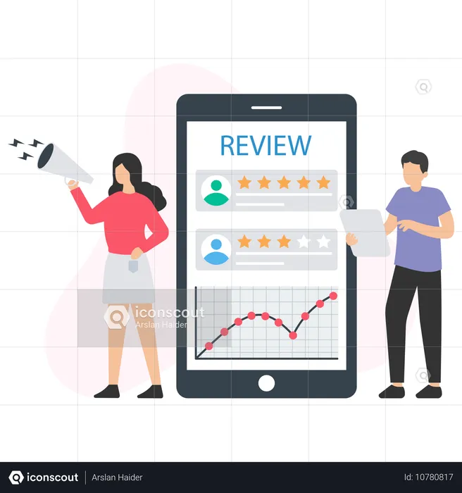 Customer Review  Illustration