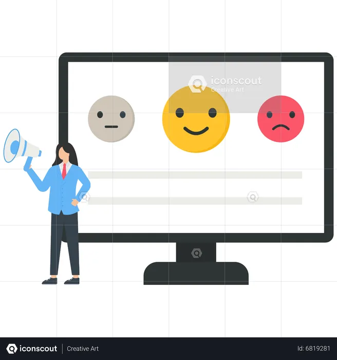 Customer satisfaction  Illustration