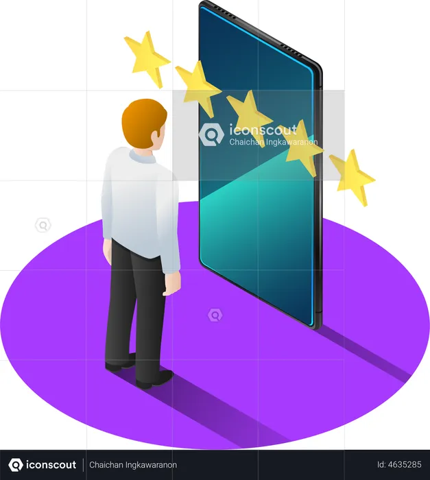 Customer satisfaction and feedback  Illustration