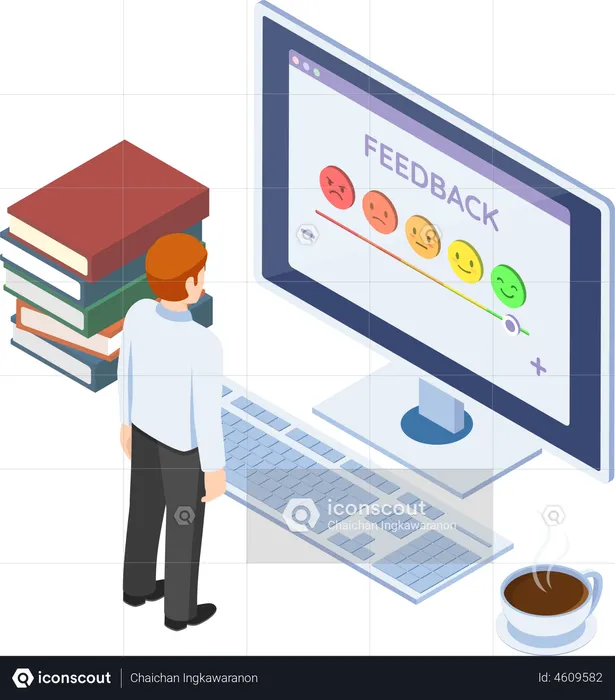 Customer satisfaction feedback  Illustration