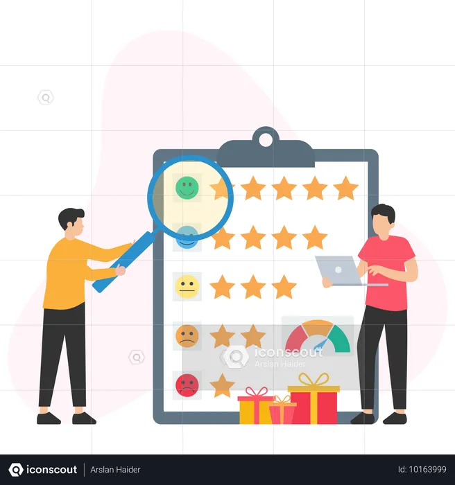 Customer Satisfaction  Illustration