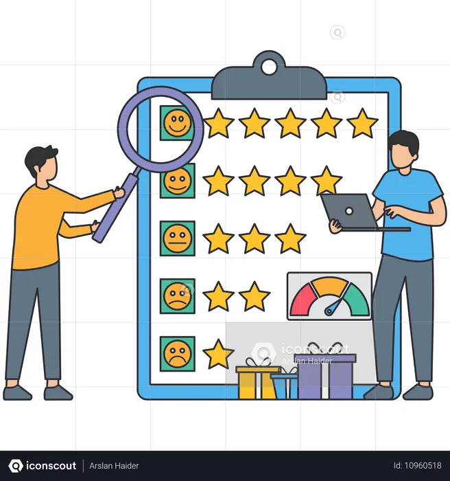 Customer Satisfaction  Illustration