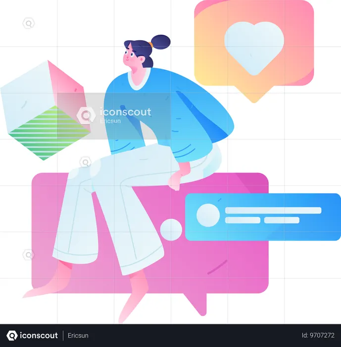 Customer Searching Review  Illustration