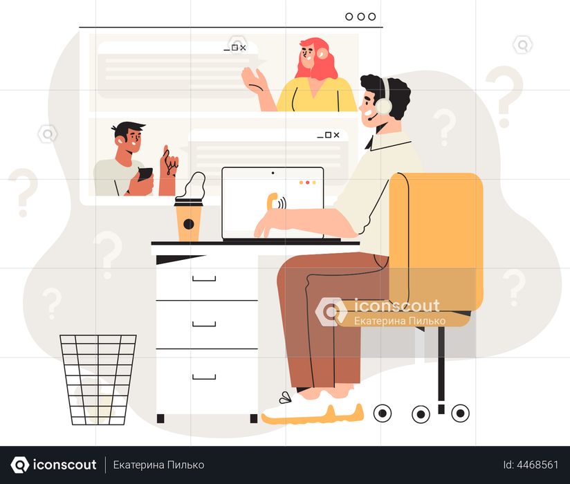 Customer service Illustration