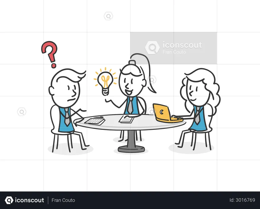 Customer support team  Illustration