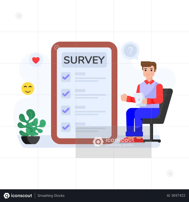 Customer Survey  Illustration