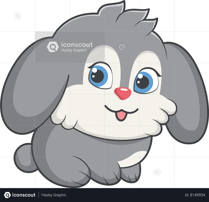 Cute Bunny  Illustration