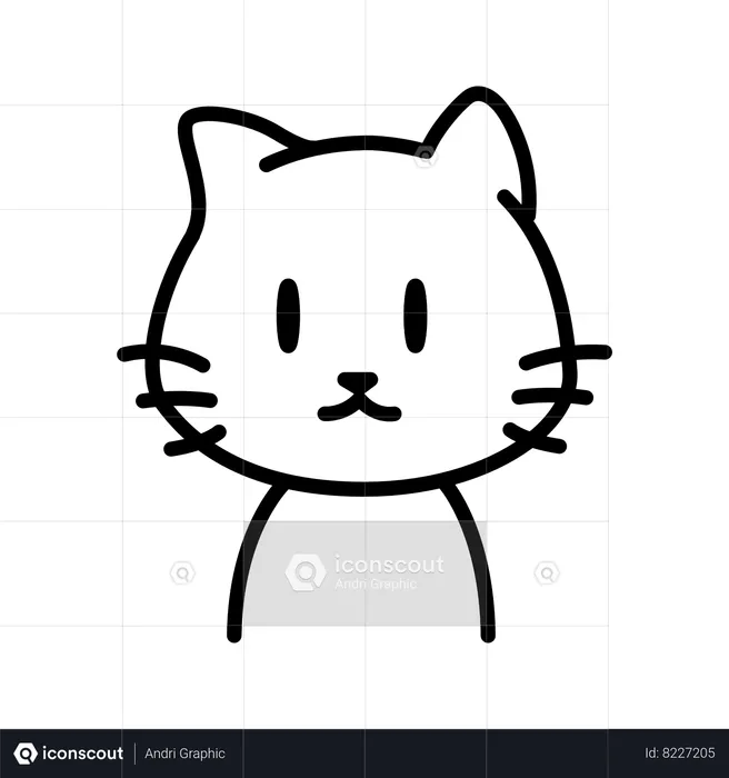 Cute cat  Illustration