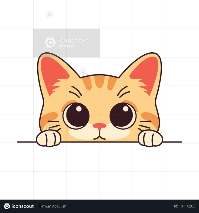 Cute cat  Illustration