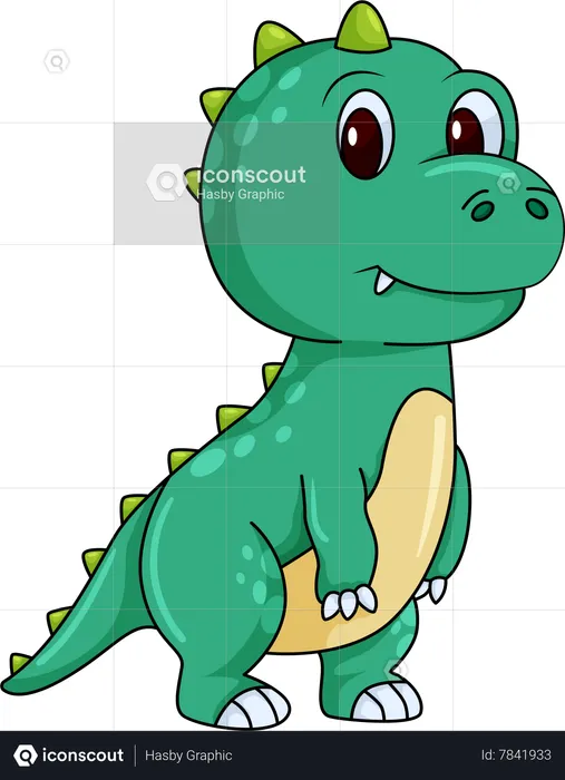cute cartoon dinosaur character 9378079 PNG