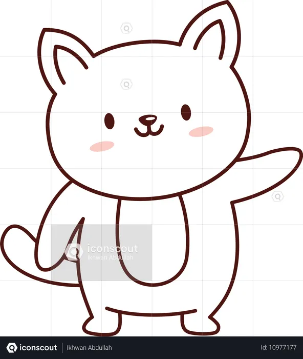 Cute Dog Puppy Animal Doodle  Illustration