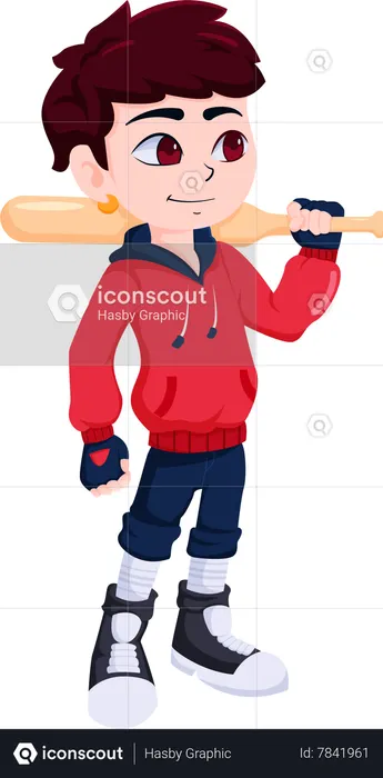 Cute Kids Character Illustration  Illustration