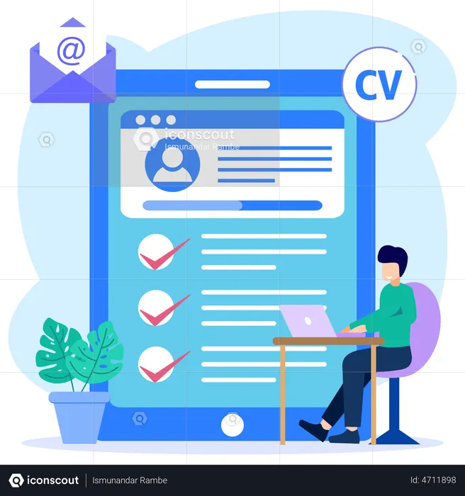 Cv Review  Illustration