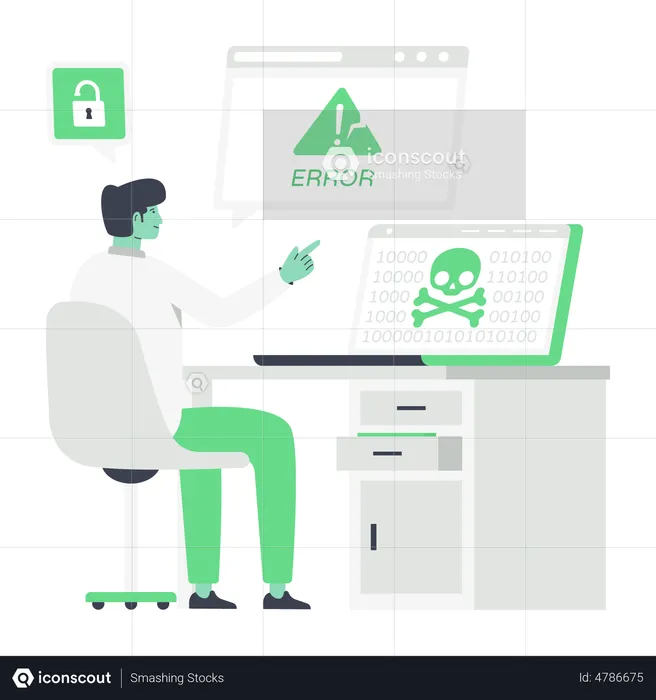 Cyber Attack  Illustration