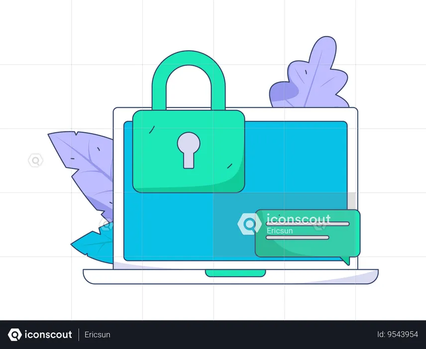 Cyber security  Illustration
