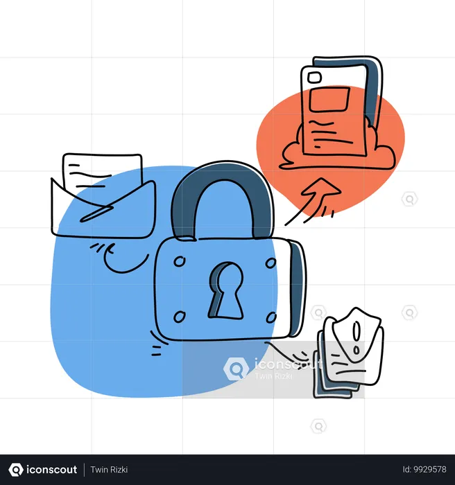 Cyber Security  Illustration