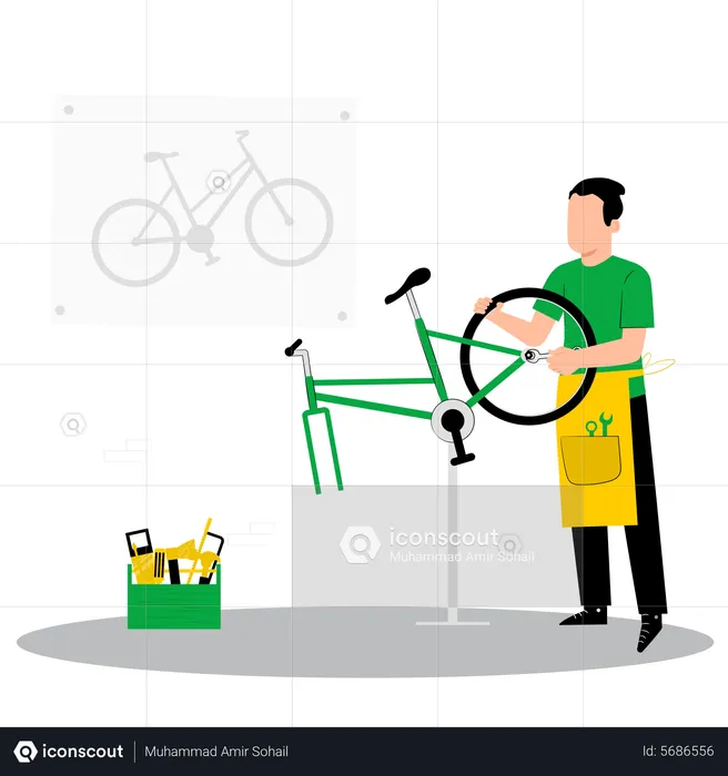 Cycle service  Illustration
