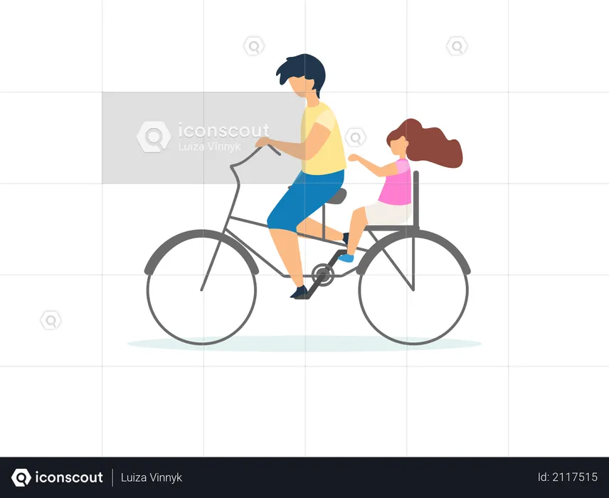Cycling  Illustration