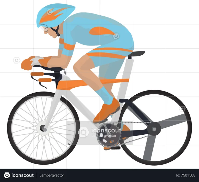 Cycliste  Illustration