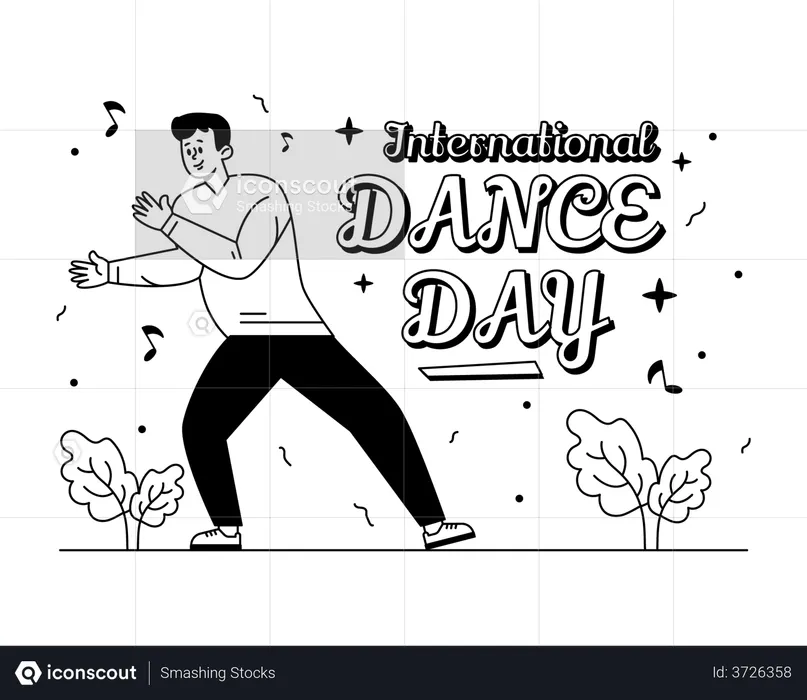Dance Day Celebrations  Illustration