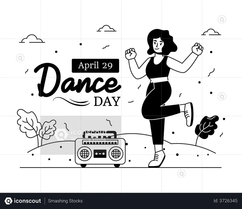 Dance on Music  Illustration