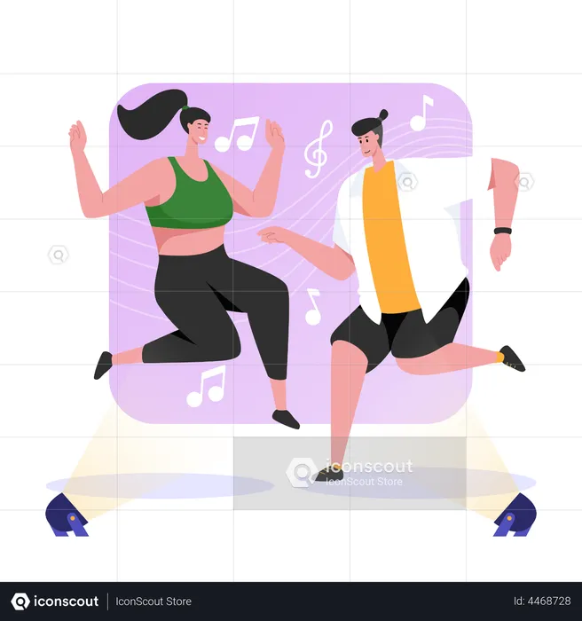 Dance Party  Illustration