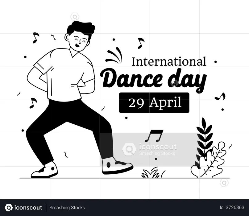 Dancing Pose  Illustration