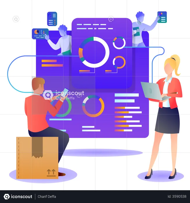 Dashboard Analytics  Illustration