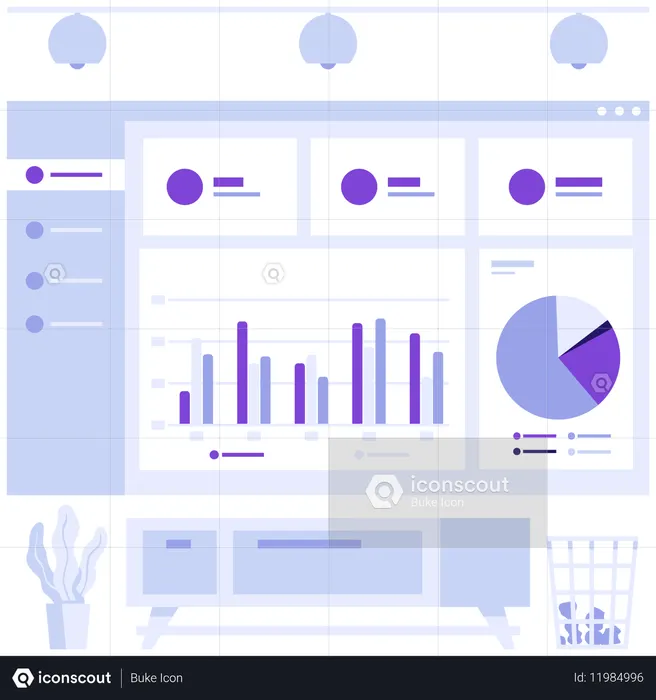 Dashboard, finance, money, web, webiste, tab  Illustration