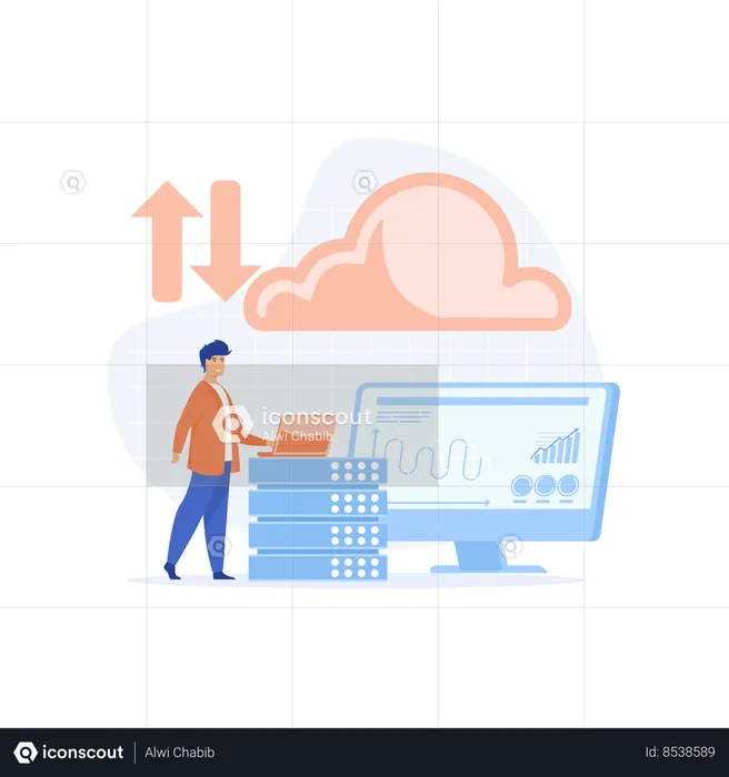 Dashboard Monitor  Illustration