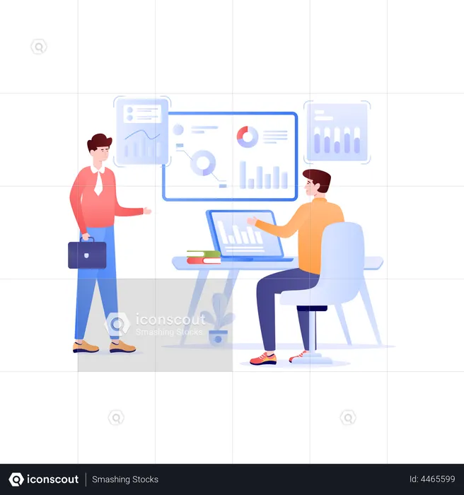 Data Analyst  Illustration