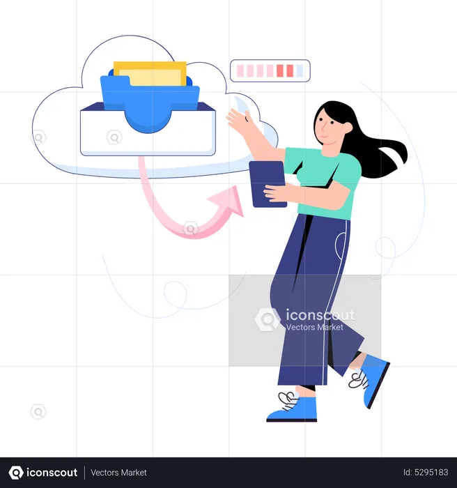 Data Backup  Illustration