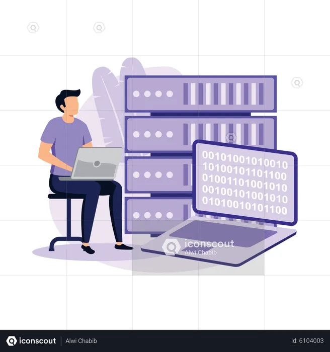 Data center  Illustration