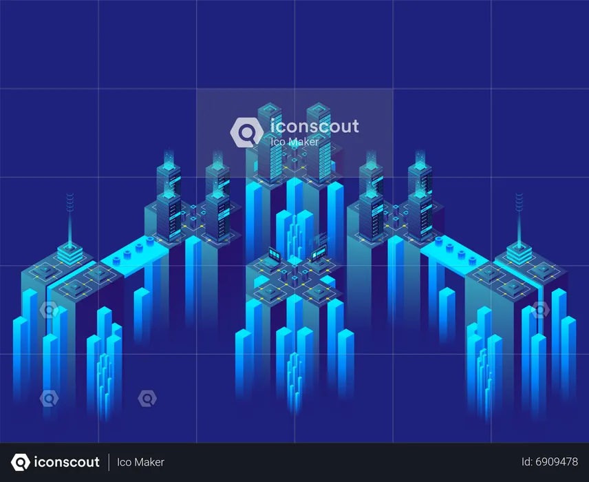 Data Center  Illustration