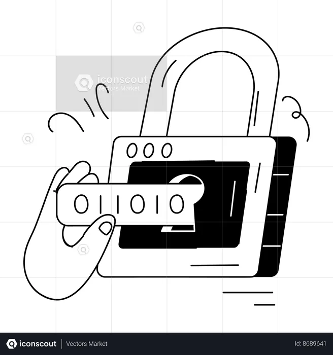 Data Encryption  Illustration