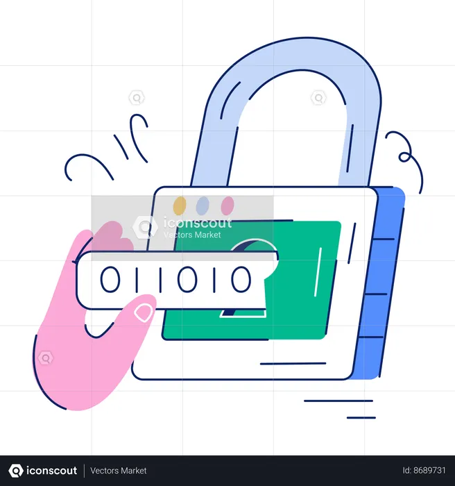 Data Encryption  Illustration