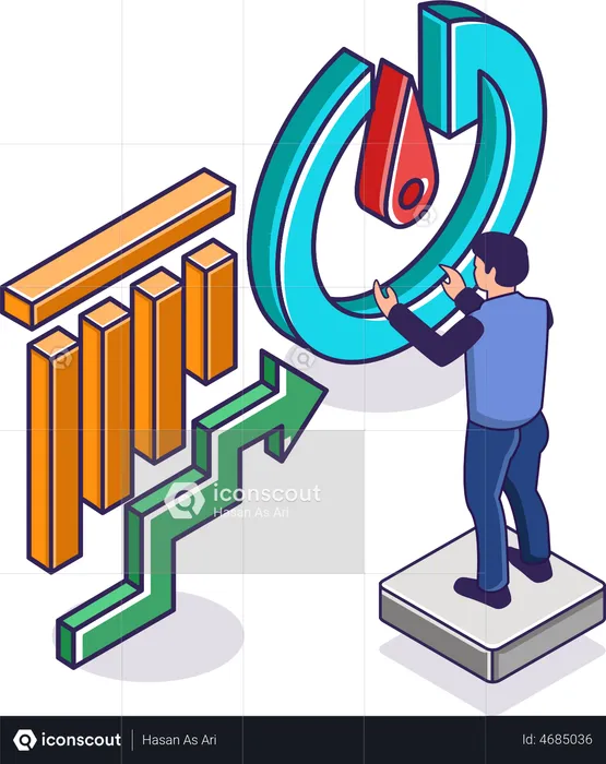 Data Growth  Illustration