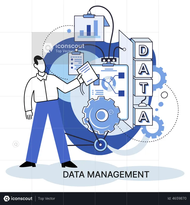 Data management  Illustration