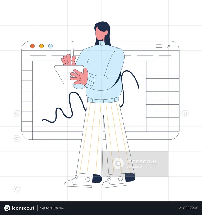 Data Presenter  Illustration
