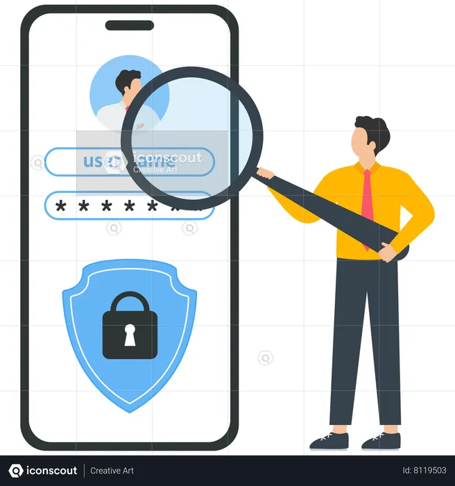 Data Privacy  Illustration