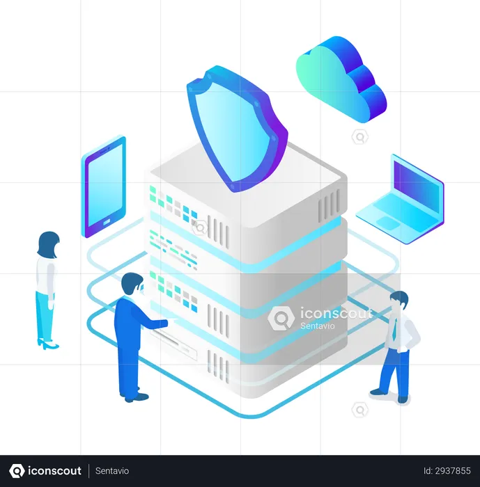 Data Protection  Illustration