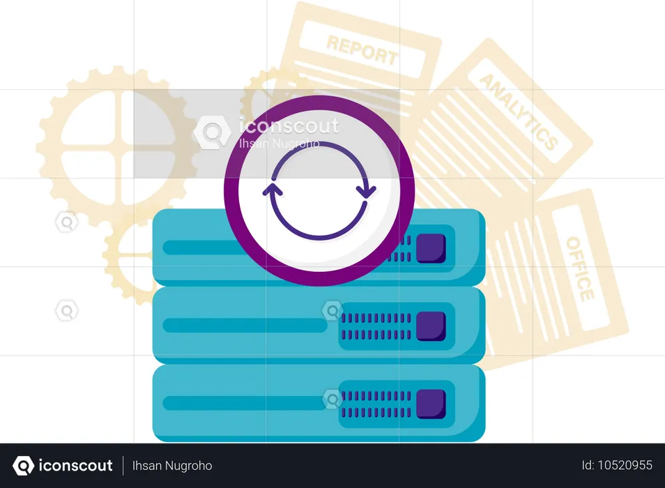 Data Recovery  Illustration