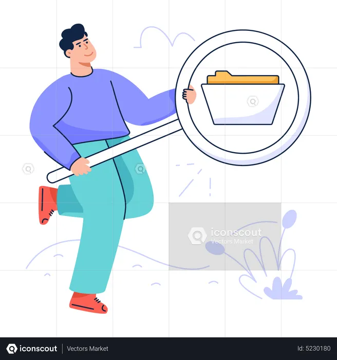Data Search  Illustration