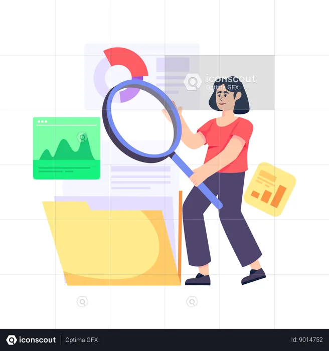 Data Search  Illustration