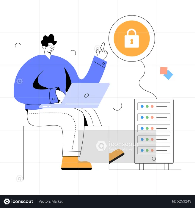 Data Security  Illustration